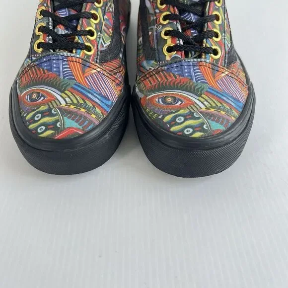 Vans Zio Ziegler Off The Wall Gallery Shoes Men 6.5 Women 8 Rare Multicolor NEW - Picture 7 of 12